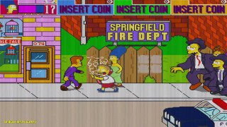 THE SIMPSONS - GAMEPLAY COMPLETO COM MARGE (ARCADE)