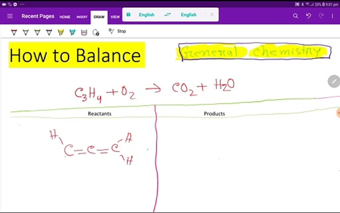 How to Balance C3H4 + O2 = CO2 + H2O,How to Balance C3H4 + Oxygen gas,How to Balance C3H4 + Oxygen gas + Carbon dioxide + Water,balancing C3H4 + O2 = CO2 + H2O,C3H4 + O2 = CO2 + H2O balanced equation,balanced molecular equation,