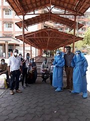 आरडी गार्डी मेडिकल कॉलेज से 7 कोरोना पॉजीटिव मरीज ठीक होकर घर गए