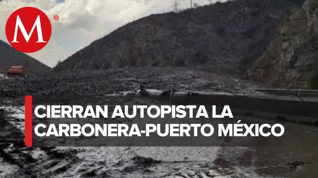 Lluvias provocan deslave que bloqueó carretera federal 57 en Coahuila