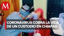 Muere custodio tras brote de coronavirus en cárcel de Chiapas