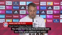 Bayern boss Flick impressed with Dortmund's January transfer business