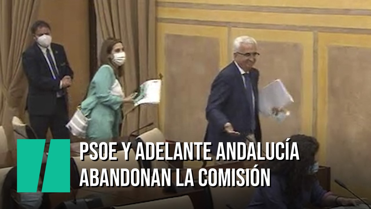 PSOE y Adelante Andalucía abandonan la comisión...
