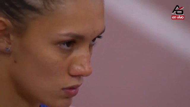 Medalla ORO Andrea Vargas Mena en los 100m vallas en Lima 2019 / GOLD medal Andrea Vargas Mena in the 100m hurdles in Lima 2019