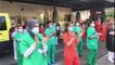 - İspanya’da sağlık çalışanlarından protesto