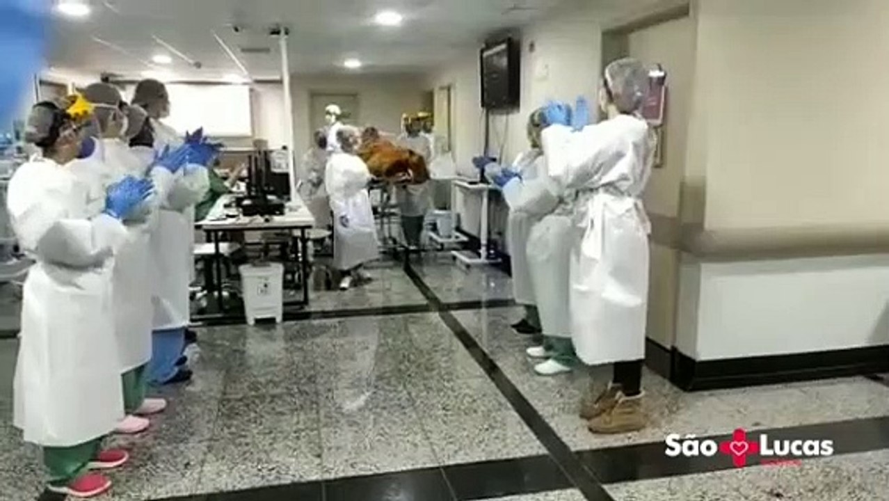 Paciente que ficou 48 dias na UTI recebe alta após luta contra o Covid-19