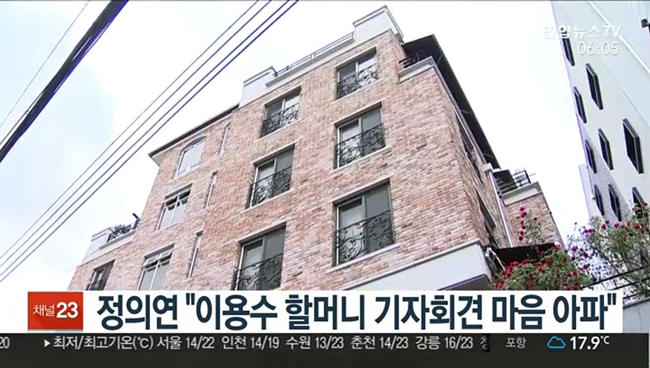 정의연 "이용수 할머니 기자회견 마음 아파"