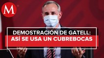 ¿Cómo se pone el cubrebocas? López-Gatell lo explica