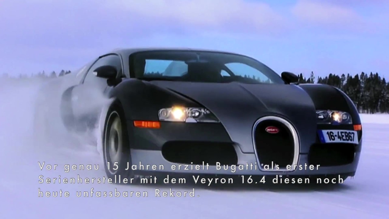 Der Bugatti Veyron 16.4 als erstes Serienauto die 400 km/h-Grenze