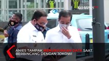 Momen Kebersamaan Jokowi dan Anies Saat Tinjau Persiapan New Normal di Stasiun MRT