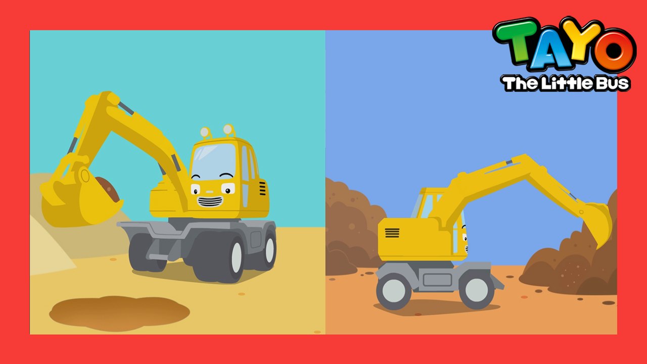 Excavator Song l Strong Heavy Vehicles  l Tayo's Sing Along Show l Tayo the Little Bus
