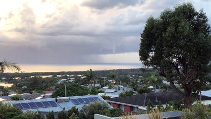 Waterspouts Formed by Severe Storm