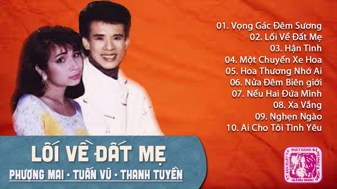NHẠC VÀNG SONG CA XƯA - TUẤN VŨ, PHƯỢNG MAI, THANH TUYỀN  LK LỐI VỀ ĐẤT MẸ NGHE LÀ KHÓC
