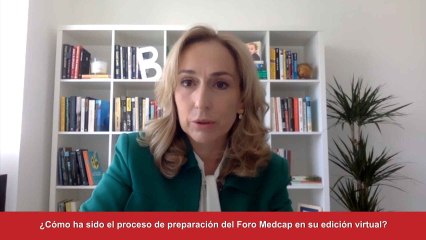 Laura Sacristán, directora del área comercial  de BME, repasa el Foro Medcap 2020.