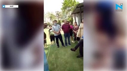 Sonipat Admin issues notice after Manoj Tiwari plays cricket without mask