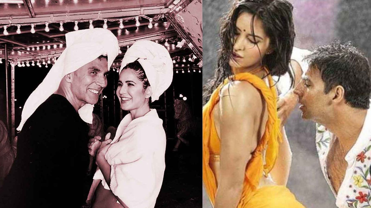 Katrina Kaif  teased by Akshay Kumar during shooting throwback