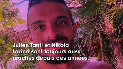 Julien Tanti se moque de Nikola Lozina après l’avoir vaincu au tennis