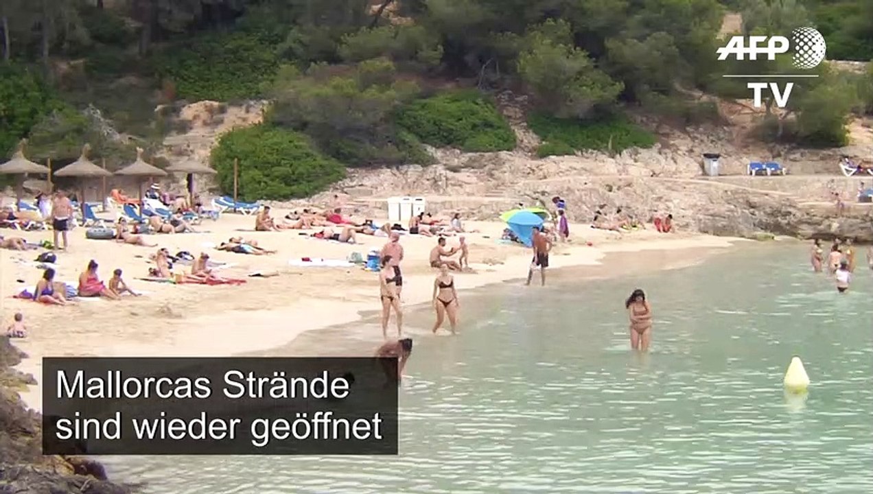 Strände auf Mallorca sind wieder geöffnet