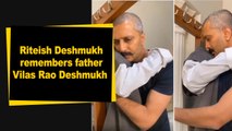 Riteish Deshmukh remembers father Vilas Rao Deshmukh on his birth anniversary
