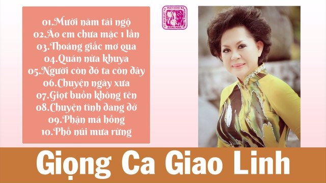 Giao Linh - Nhạc Vàng Xưa Đặc Biệt LK Mười Năm Tái Ngộ Và Những Ca Khúc làm Nên Tên Tuổi Giao Linh