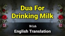 Dua for Drinking Milk with English Translation & Transliteration | Merciful Creator