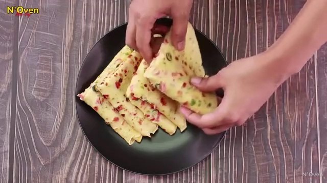 5 MIN EASY MILK EGG BREAKFAST RECIPE l N'OVEN FOODS -