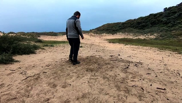 MMA ground and pound training Punches and hammer fists into the sand 5