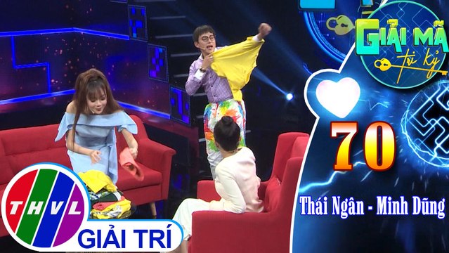 Minh Dũng trở thành người mẫu bất đắc dĩ của Thái Ngân khi cả hai không vượt qua được Thách thức tri kỷGiải mã tri kỷ - Tập 70 |