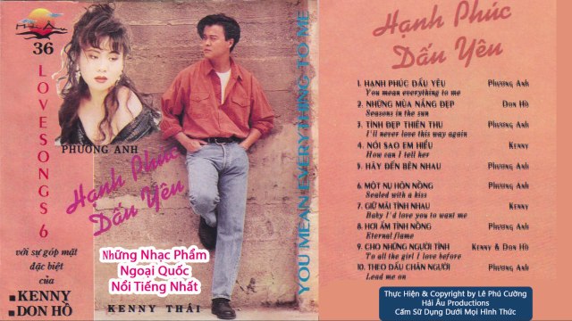 Nhạc Phẩm Ngoại Quốc Nổi Tiếng - Album Hạnh Phúc Dấu Yêu Tiếng Hát Don Ho, Kenny, Phương Anh