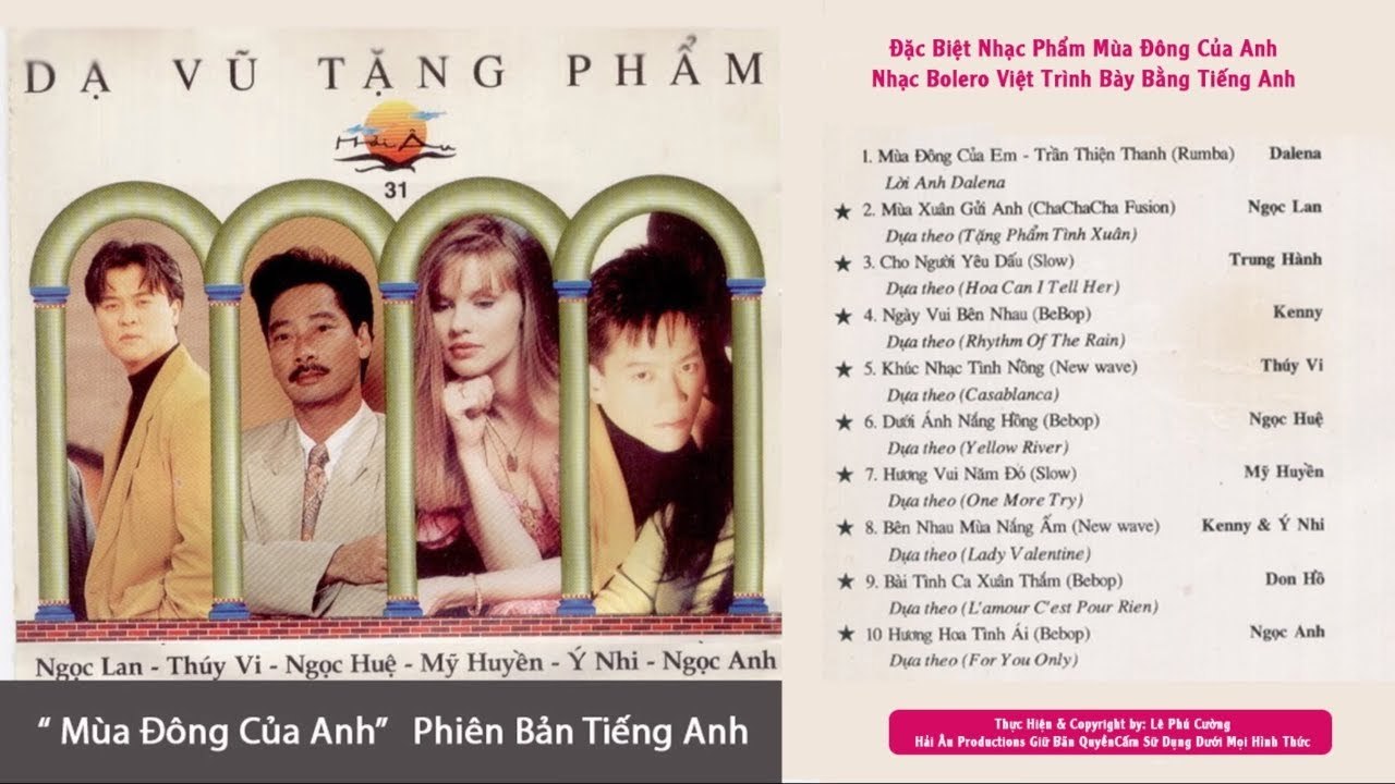 Nhạc Bolero Phiên Bản Đặc Biệt Nhạc Việt Lời Mỹ...