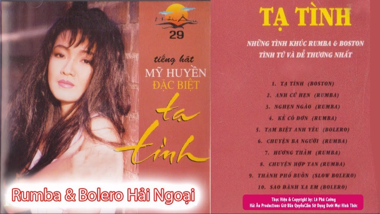 Nhạc Tình Bolero Hải Ngoại - Tiếng Hát Nữ Hoàng Nhạc Tình Ca Mỹ Huyền Đặc Biệt Hay  LK Tạ Tình