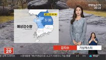 [날씨] 내일 전국 맑지만, 오전 남부 공기질 '나쁨'