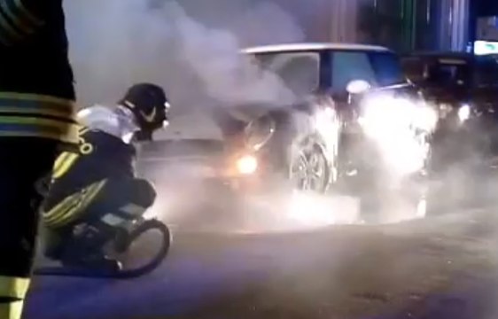 Olbia - Auto in fiamme nella notte (26.05.20)