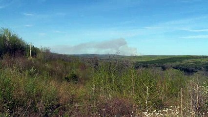 Feu de forêt au DSL de Sainte-Anne-de-Madawaska