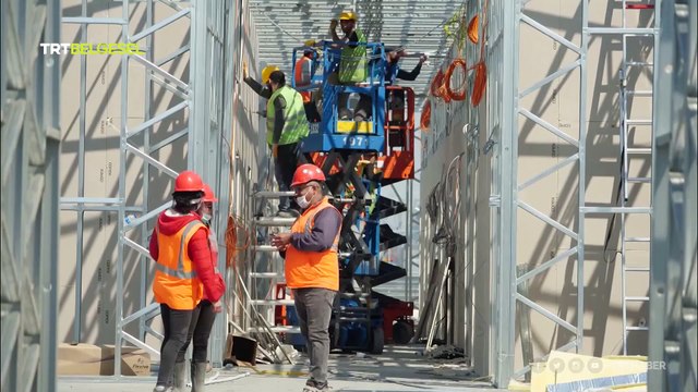 TRT, Yeşilköy Acil Durum Hastanesi'nin yapım belgeselini çekti