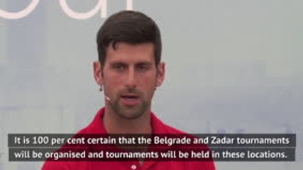 Download Video: TENNIS: ATP: Djokovic to host star-studded Balkans tennis tournament