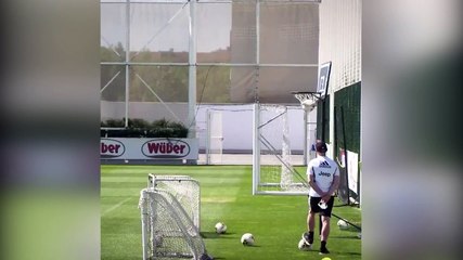 Christiano Ronaldo'dan ayak basketi