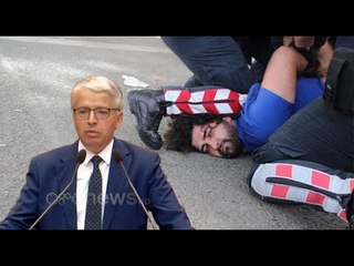 Ora News - Lleshaj mohon dhunën e policisë në protestën e 17 majit, justifikon ndalimet