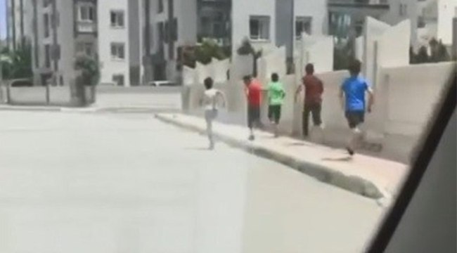 Sireni duyan kaçtı ama… Bu da tüpçü şakası