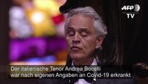Tenor Andrea Bocelli war an Covid-19 erkrankt: 