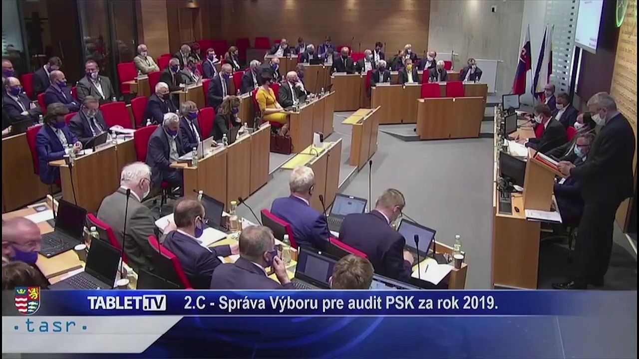 PREŠOV-PSK 20: Záznam zasadnutia Zastupiteľstva Prešovského samosprávneho kraja (PSK)