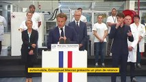 Plan de sauvetage de l'automobile: Emmanuel Macron promet des primes 