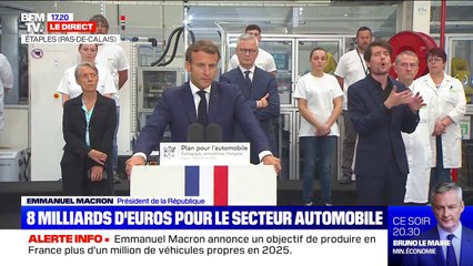Renault: Macron conditionne le prêt de 5 milliards d'euros à des garanties pour les salariés des sites de Maubeuge et Douai (BFMTV)