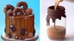 Fancy Chocolate Cake Decorating Ideas - Delicious Chocolate Cake Recipe - Tasty Cake Design