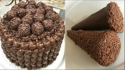 Descargar video: How to Make Chocolate Cake Decorating Ideas - So Yummy Chocolate Cake Tutorials - Tasty Cakes