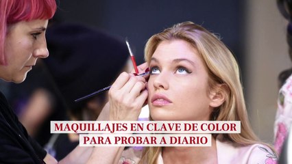 Maquillajes en clave de color para probar a diario