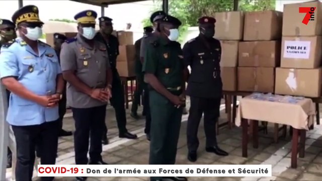 Covid-19 | Don de l’armée aux forces de Défense et de Sécurité