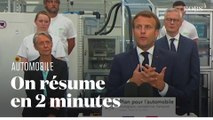 Les annonces à retenir du plan pour l'automobile d’Emmanuel Macron