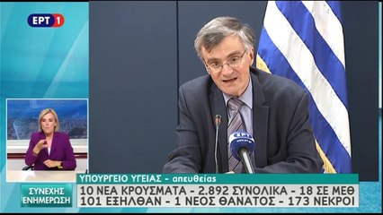 Συγκίνηση στην τελευταία συνέντευξη Τύπου του Σωτήρη Τσιόδρα