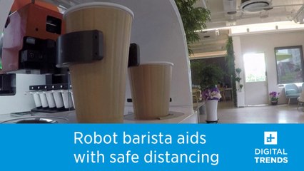 This robot barista is aiding with social distancing